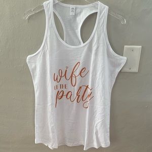 Wife of the party tank top